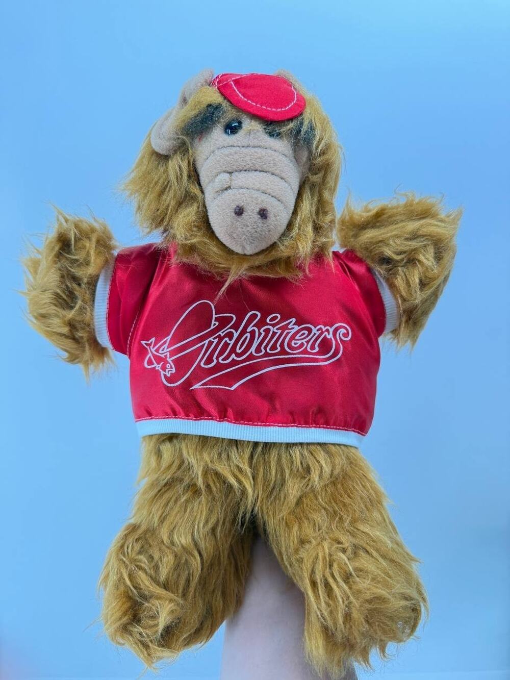 ALF Orbiters Baseball #1 Plush Hand Puppet Red Jersey Alien Character